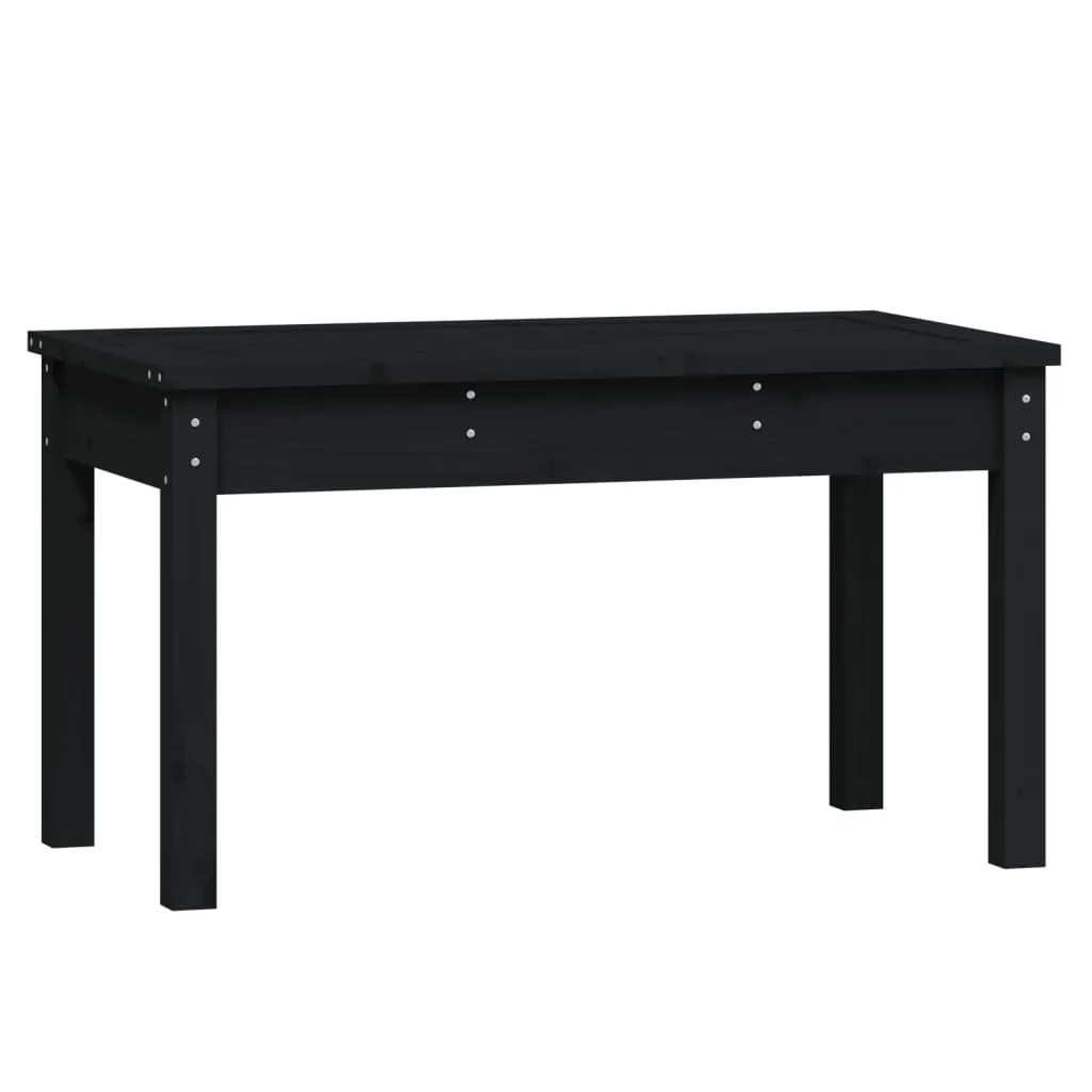 Panchina da Esterno in Pino Nero 80x44x45 - Crea il tuo Angolo Relax