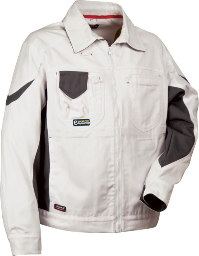 Cofra Maler Arbeitsjacke weiß Schmutzabweisend 46
