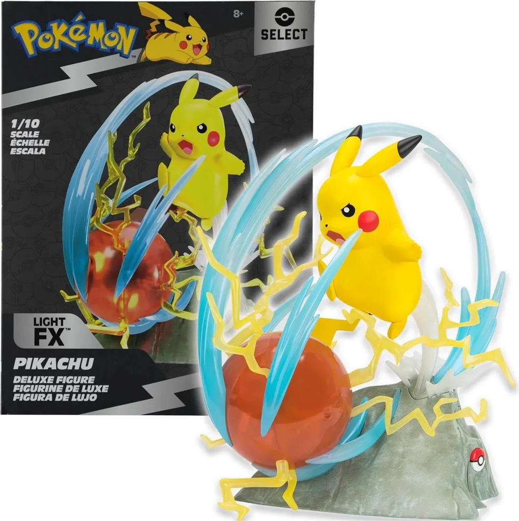 Figurine Pikachu Deluxe 33cm avec Effets de Lumière Light FX - 3