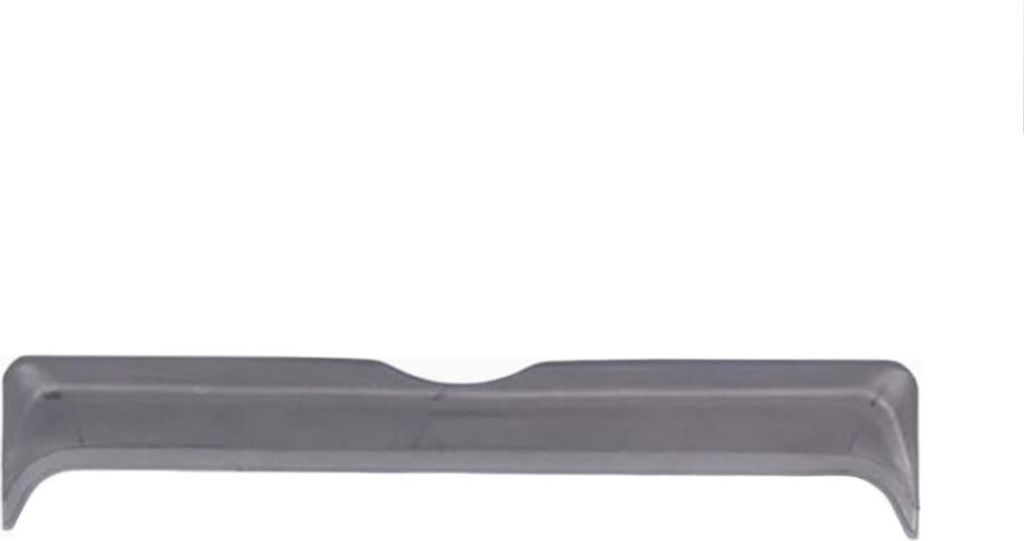 A gray brush head strip for a vacuum cleaner is shown against a white background.