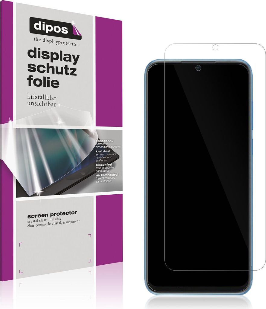 6x Schutzfolie für OSCAL C60 klar Displayschutzfolie Folie Display Schutz dipos