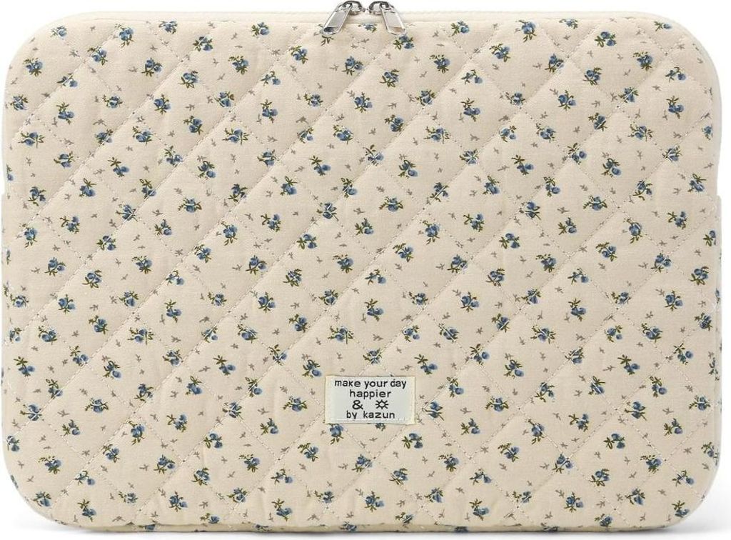 TIAASTAP Blš¹mchen Laptop Sleeve, Weiches Cord Laptop Hš¹lle fš¹r 11/13/15 Zoll MacBook Air, iPad, Laptops, Stylisches iPad Tasche Case fš¹...