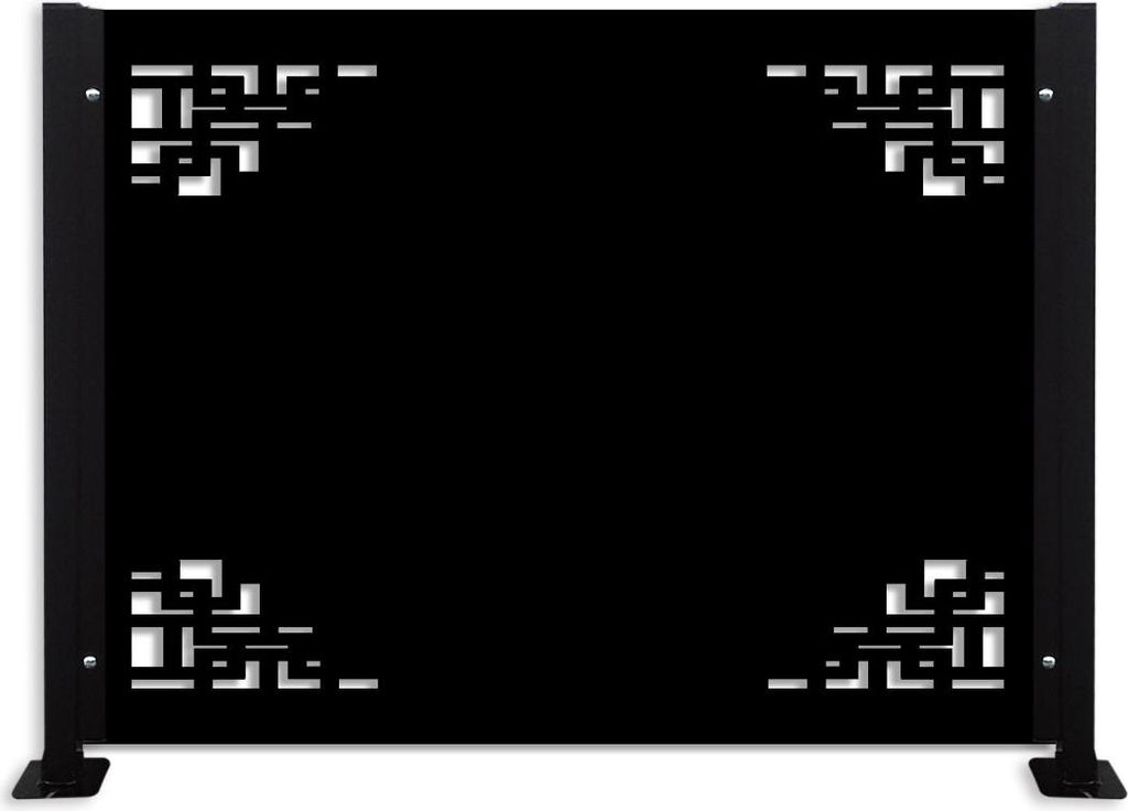 DEKOPLAST Geländer rechteckig Mod. SCOZIA – 118x90 cm