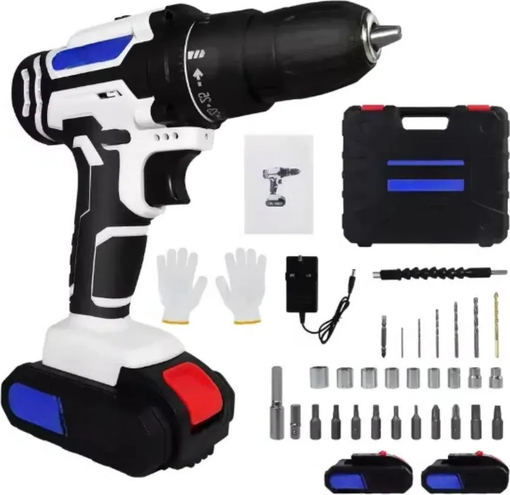 Kit perceuse visseuse 21V Tavien sans fil avec batterie Li-Ion et chargeur