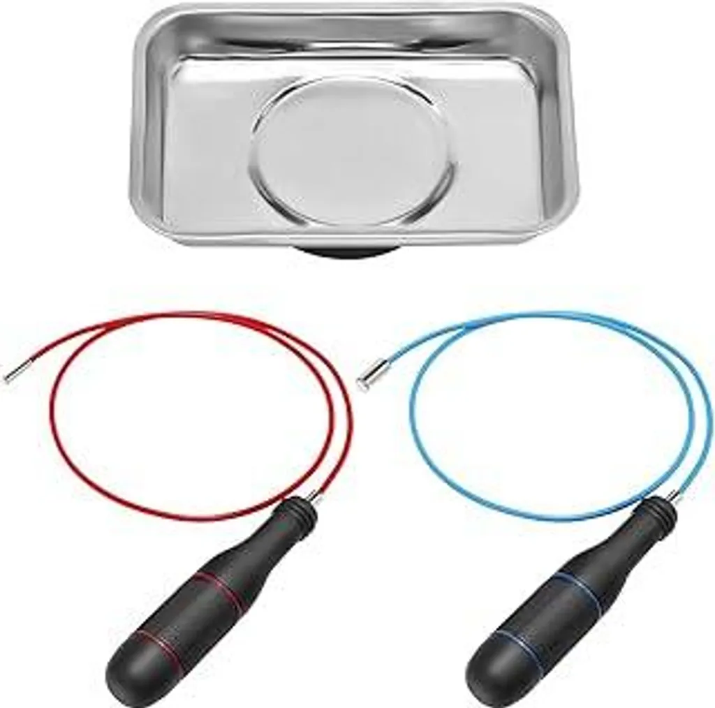 VASTOOLS Kit Magnetico: Sollevatore 4mm x 71cm e Vaschetta Inox