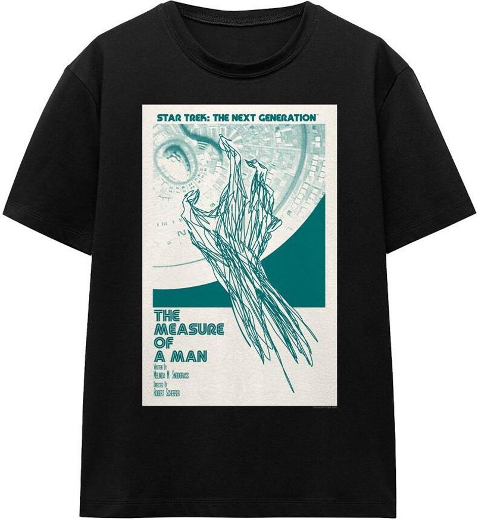 Star Trek - "The Next Generation Season 2 Episode 9" T-Shirt für Herren/Damen Uni TV16381 (M) (Schwarz)
