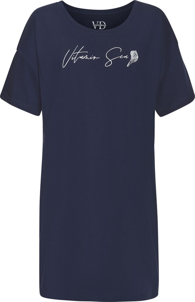 Vivance Dreams Sleepshirt dunkelblau Größe 32/34