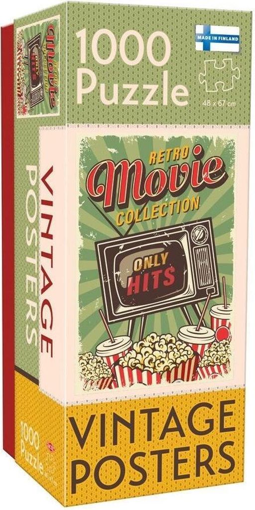 Tactic Puzzle Lovers Vintage Posters Retro Movie Collection Produktbild 