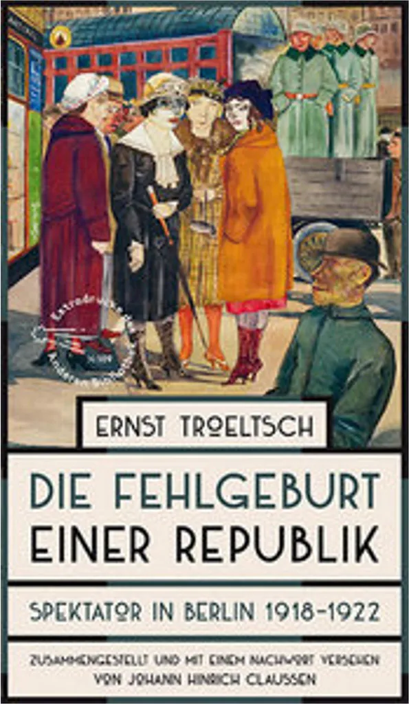 Livre historique Die Fehlgeburt einer Republik sur l'époque Weimar