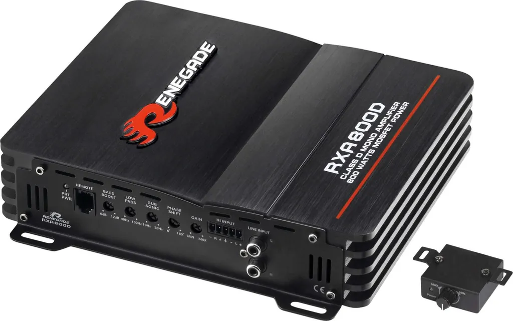 Amplificateur Monobloc RXA800D Renegade 800W Basses Puissantes et Nettes