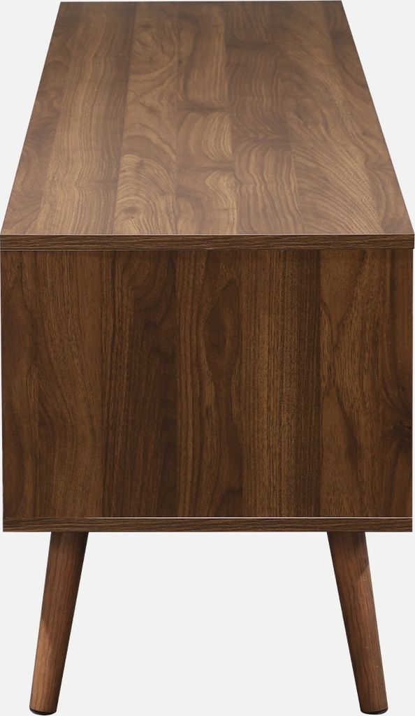 sweeek - TV-Möbel mit Nussbaumdekor, 2 Türen, 160 cm - Produktbild 6