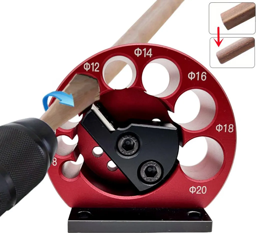 Machine à fabriquer des tourillons ronds avec 8 trous pour perceuse
