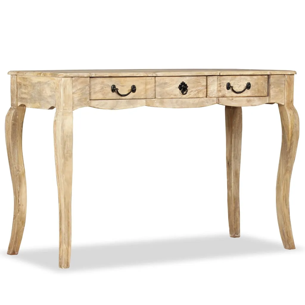 Table Console Stable en Bois Véritable pour Ranger et Décorer - 5