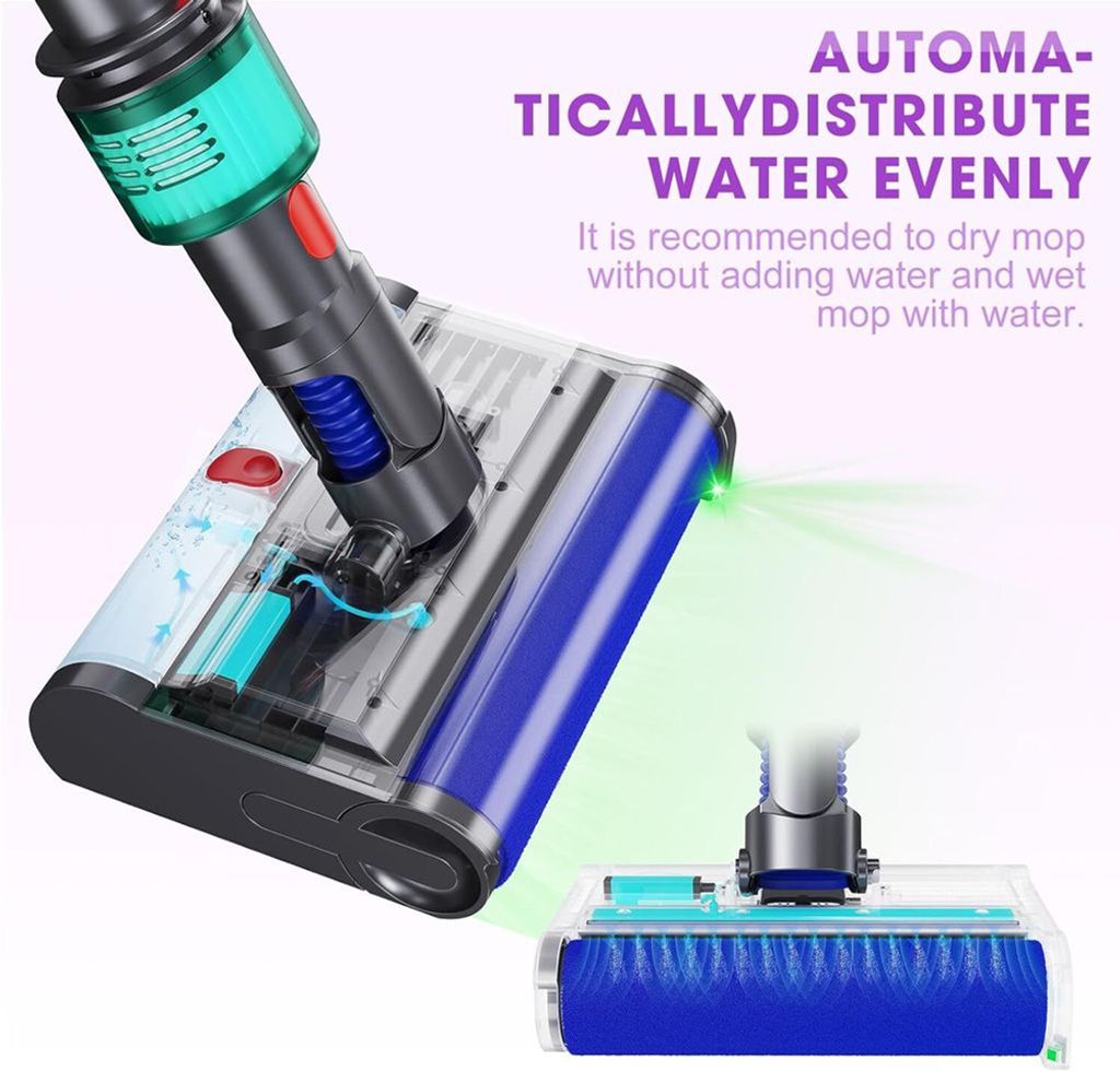 Elektrischer Wischaufsatz für Dyson V11 V10 V8 V7 V15 Produktbild 7
