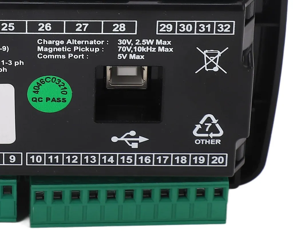 Commande de groupe électrogène triphasé 600V avec écran LCD intégré - 13