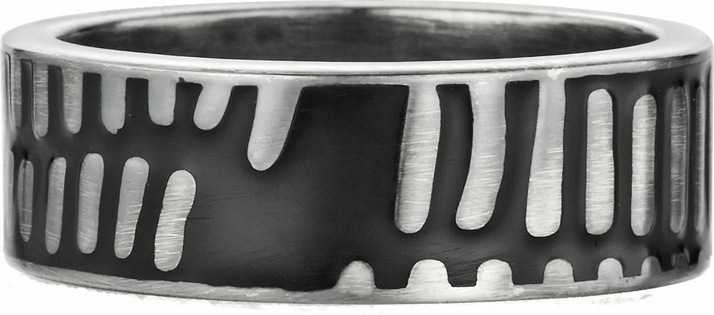 anello cai 925/- argento sterling ossidato Australia