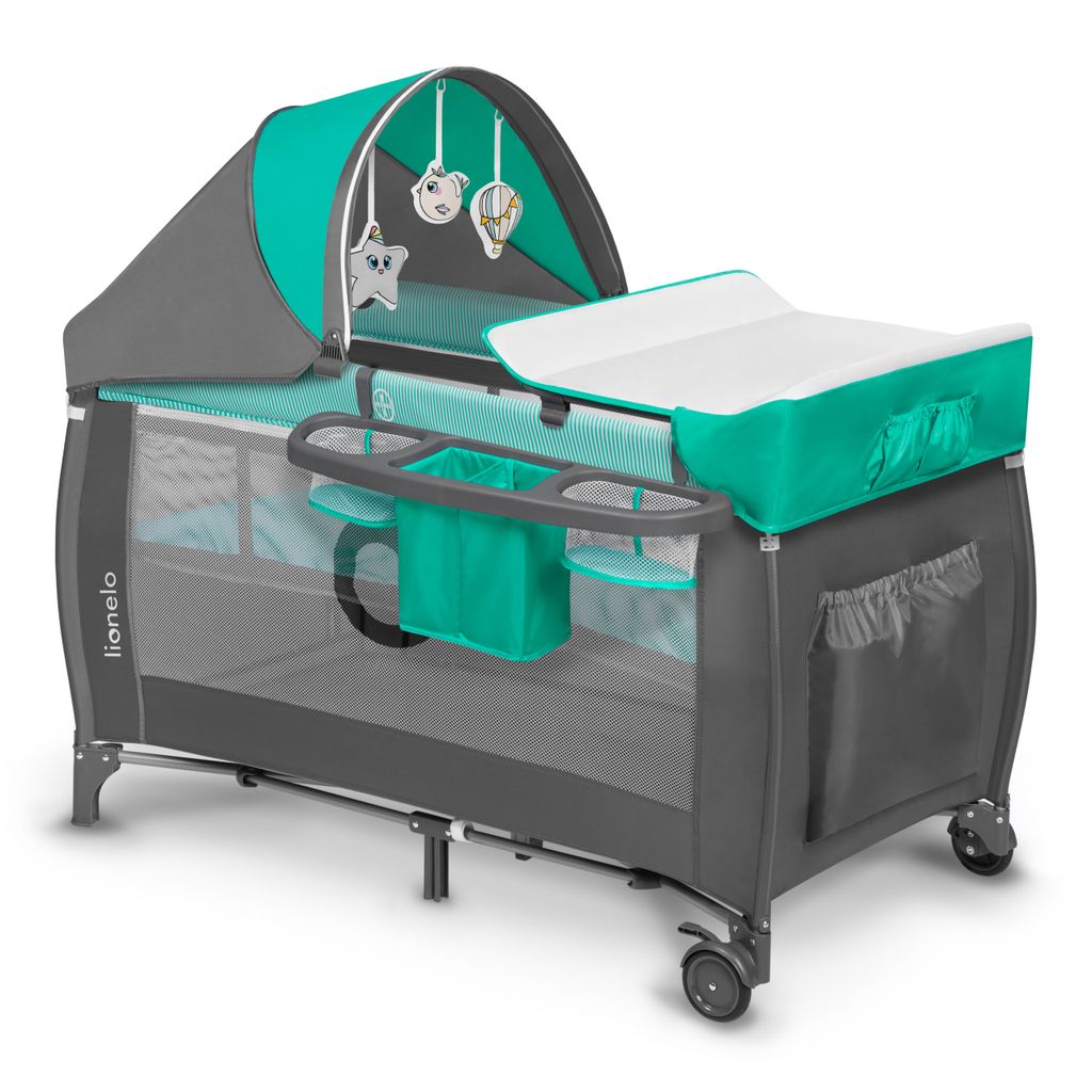 Lionelo Sven Plus 2in1 Baby Bett Laufstall Baby bis 15 kg Produktbild 9