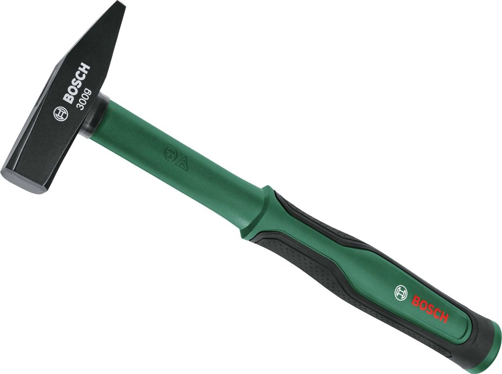 Bosch Haushalts und Gartenhammer de Schlosser, de 300 g, Komfortgriff de Softgrip, mit Kern of Fiber of Glas, robuster Stahl mit hohem Kohlenstoffg...