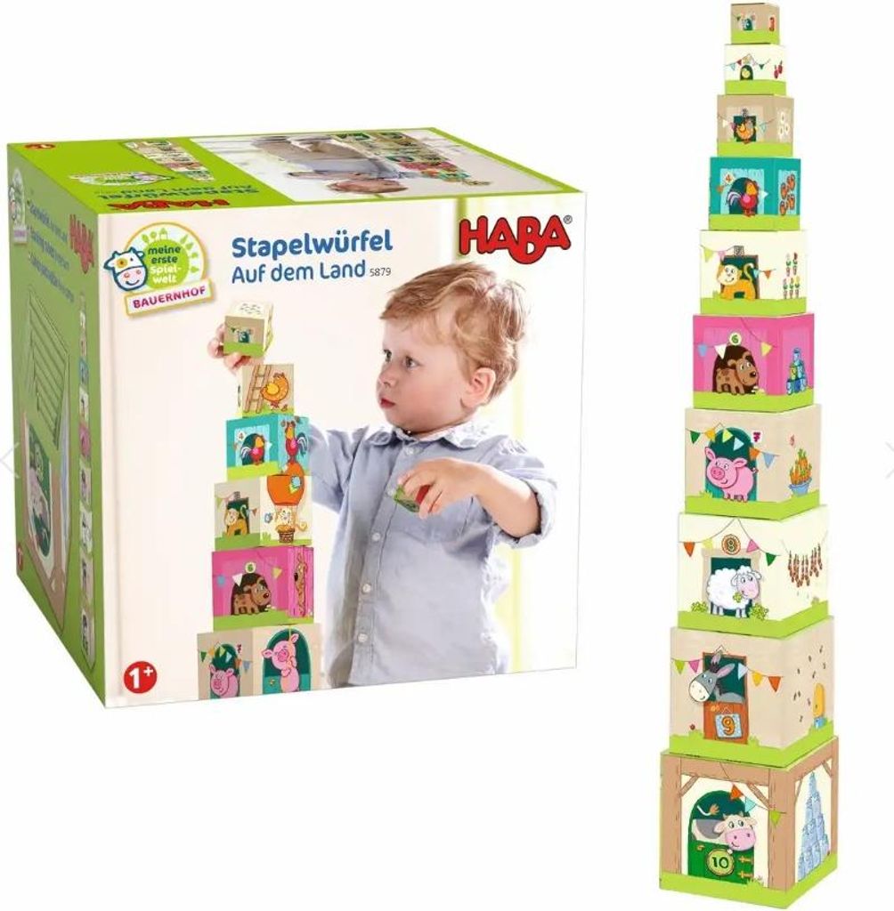 Cubo impilabile HABA Nel paese Immagine del prodotto 