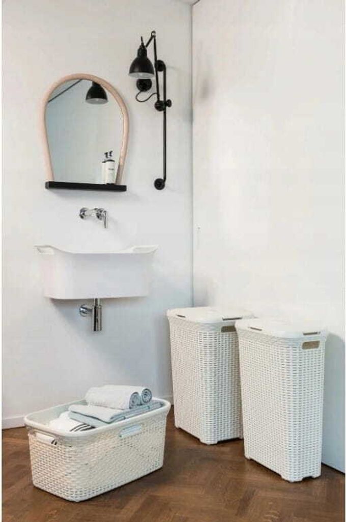 Curver Natural Style 40L koš na prádlo krémový Obrázek produktu 5