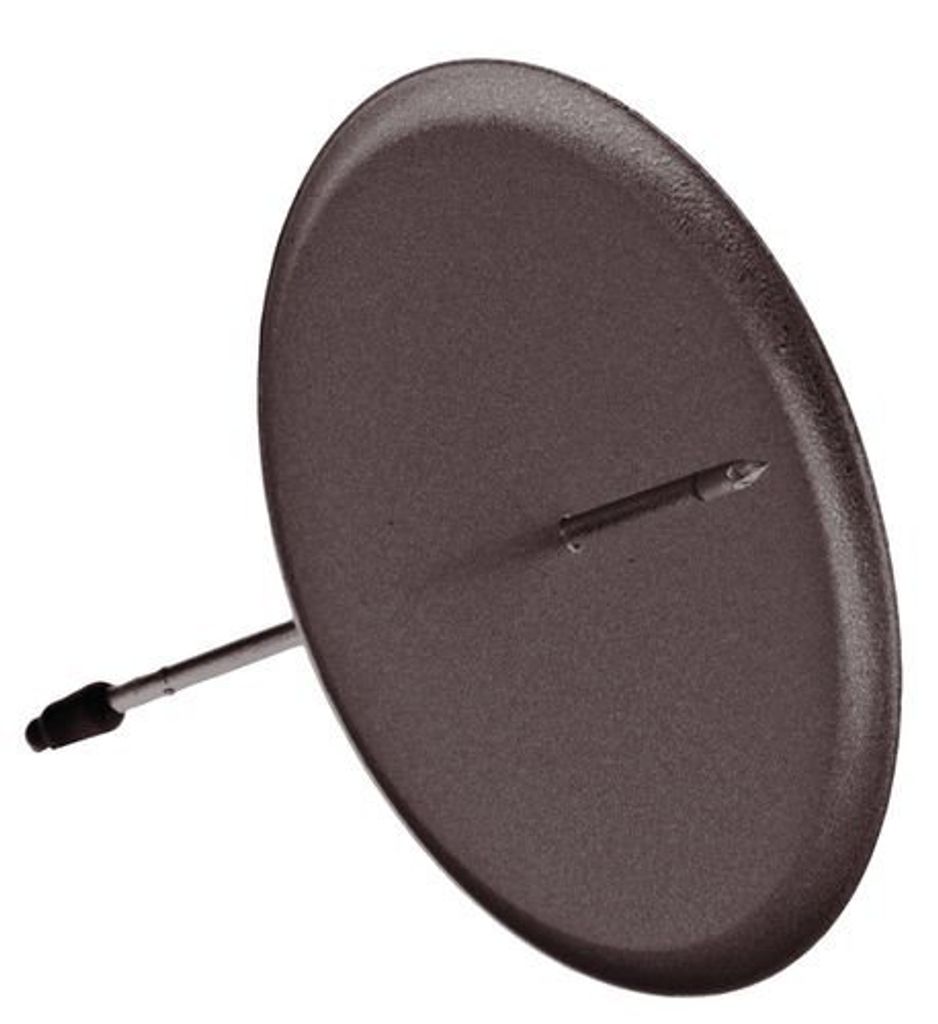 Kerzenhalter zum Stecken für Adventskranz Metall 10x7cm braun