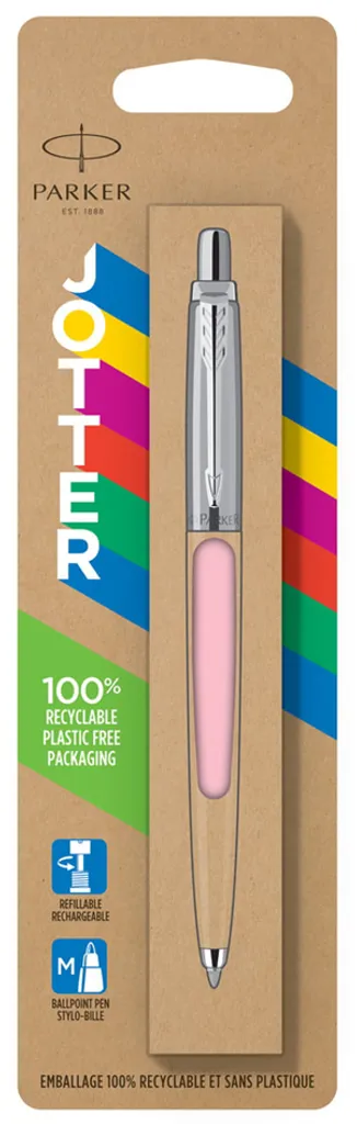 Stylo à bille rétractable Parker Jotter Rose pour écriture fluide