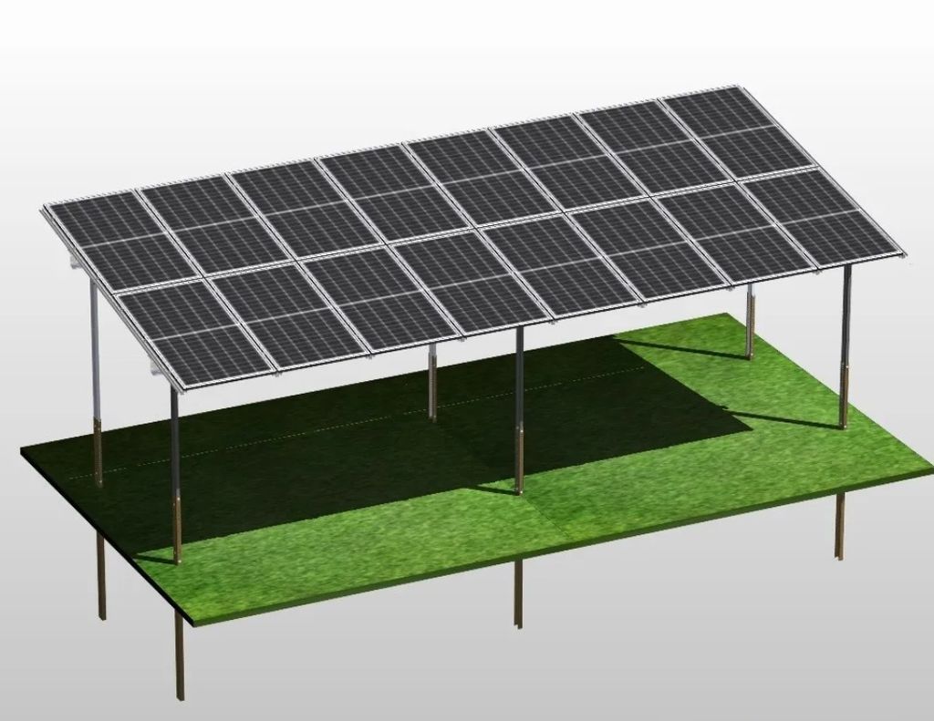 PV-Carport bis 7x9m Alu Solar Carport 6200Z