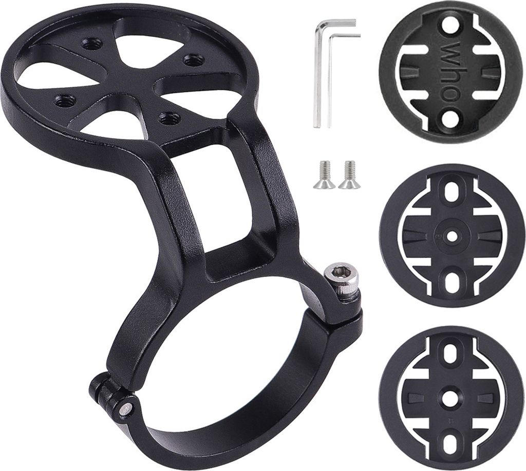 Fahrradcomputerhalterung, robuste Aluminiumlegierung, leicht, universell, für Mountainbikes und Rennräder, Lenkercomputerhalter, Fahrradzubehör