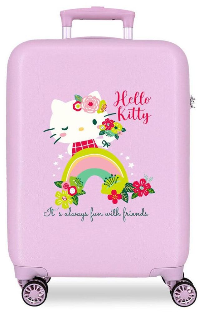 Hello Kitty Always Fun With Friends ABS-Trolleykoffer, 55 cm