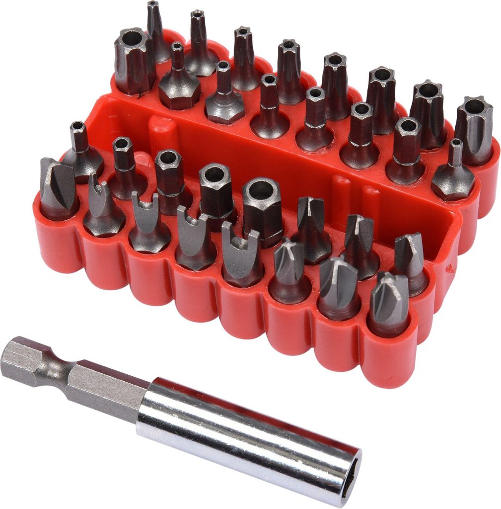 VOREL Bit-Schraubendrehersatz 66330 Chrom-Vanadium-Stahl Produktbild 
