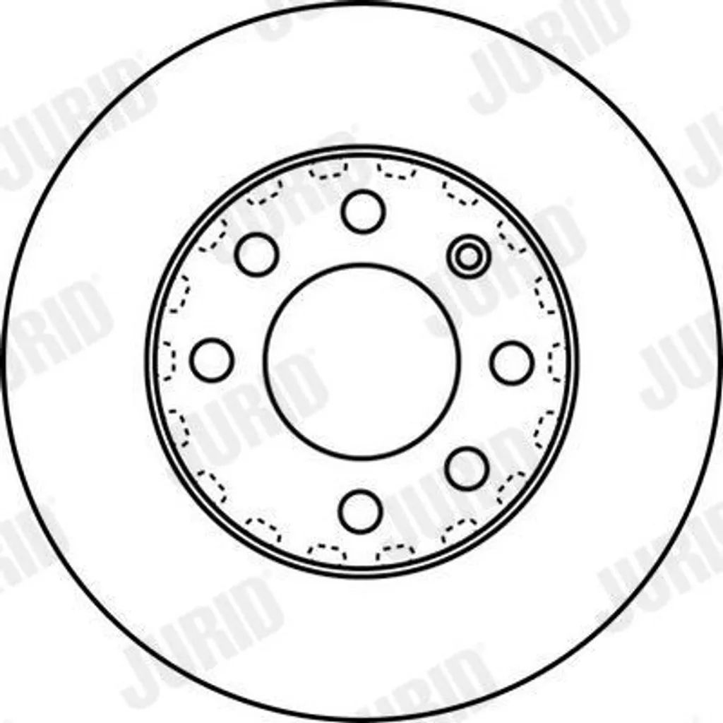 Disques de Frein Avant 34.5mm JURID 562226JC pour Audi A2 et VW Lupo