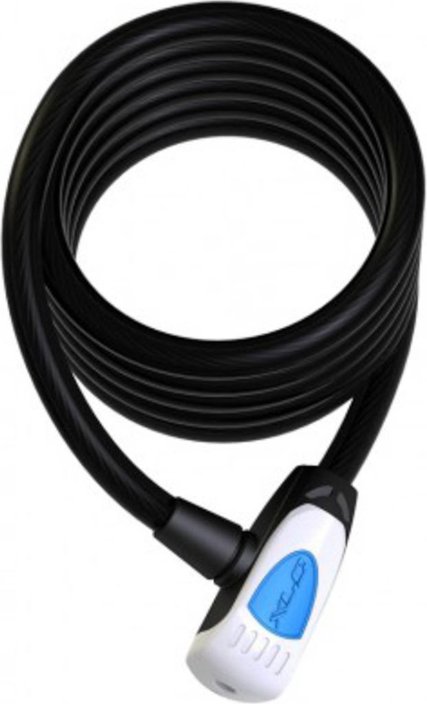 XLC Spiralkabelschloss Al Capone III Ø 10mm/1850mm, schwarz