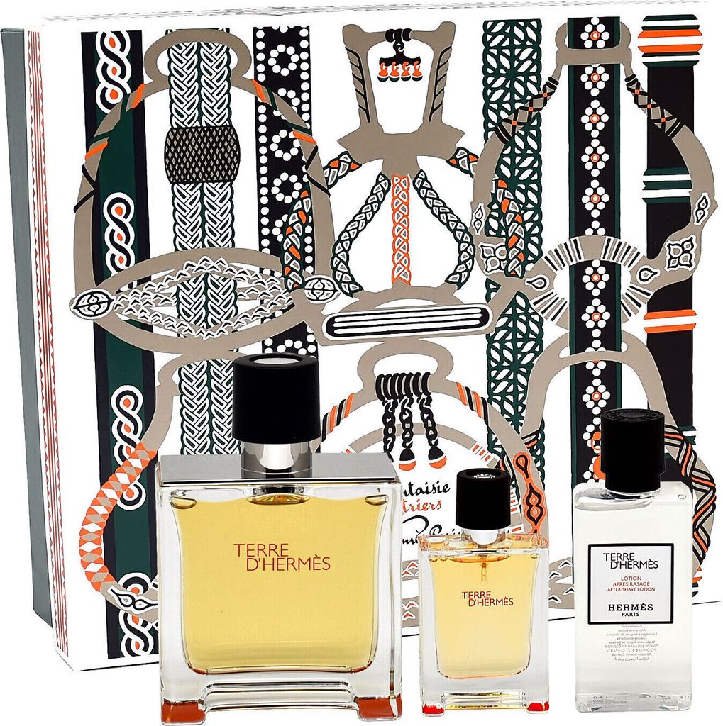 Hermès Terre d'Hermès Set Eau de Parfum 75ml + Eau De Parfum 12ml + After Shower Lotion 40ml