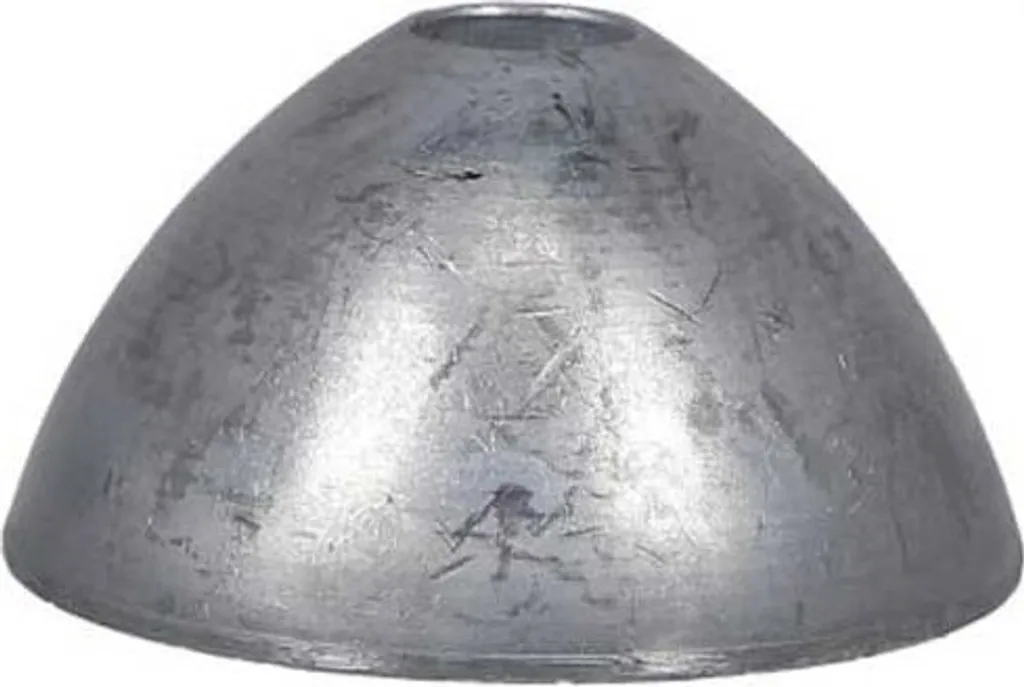 Anode de zinc Super Marine 56mm pour hélice repliable Flex-O-Fold argent