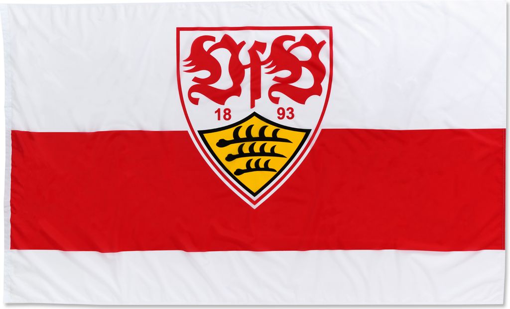 VfB Stuttgart Hissfahne 200 x 120 cm Produktbild 