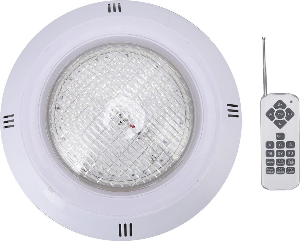 Pool -LED -Leuchten AC12V RGB Buntes IP68 wasserdichte Fernbedienung hoher Transmission langlebiger ABS Aquarium Licht 35W