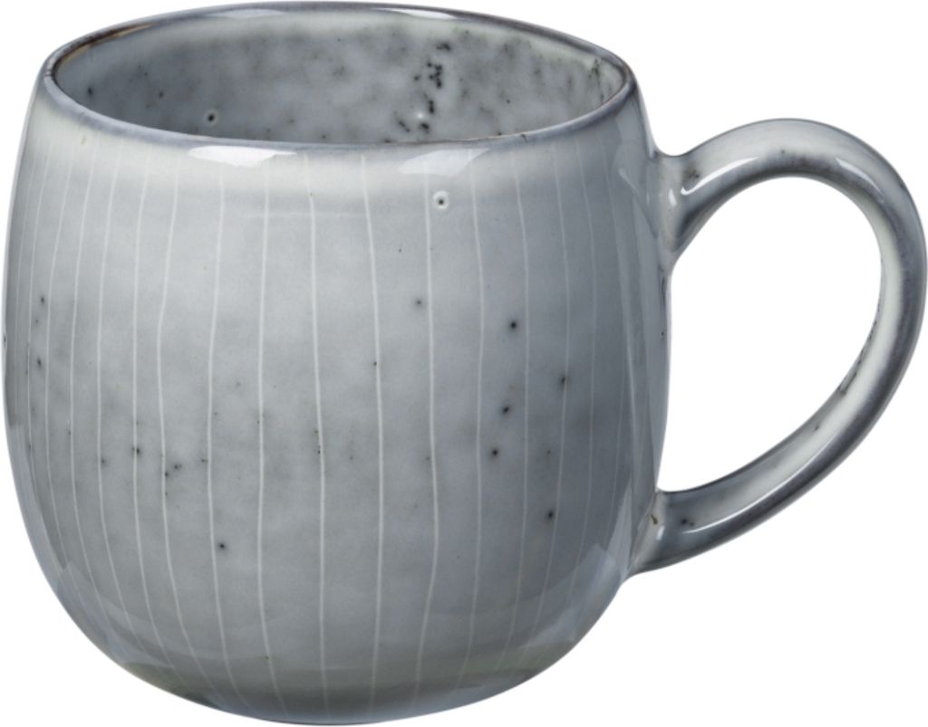 Broste Copenhagen Teetasse Nordic Sea 450ml Steingut grau