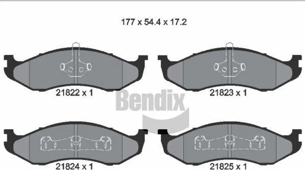 Entretien Freins Jeep Wrangler et Cherokee : Plaquettes BENDIX BPD1849