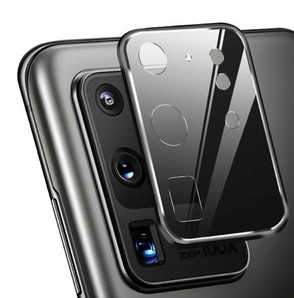 3x Kamera 9H Panzerhartglas für Samsung Galaxy S20 3D KLAR Schwarzes ECHTES TEMPERED Panzerglas Kameraglas Kamerhartglas Kameraschutzglas Schutzgl...