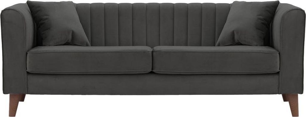 3-Sitzer Sofa Mary-Velluto 19-dark oak