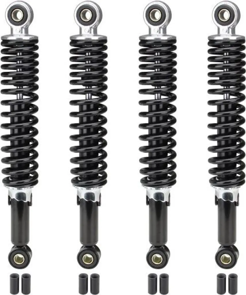 Amortisseur court 300mm noir pour Simson KR51 Schwalbe (kit)
