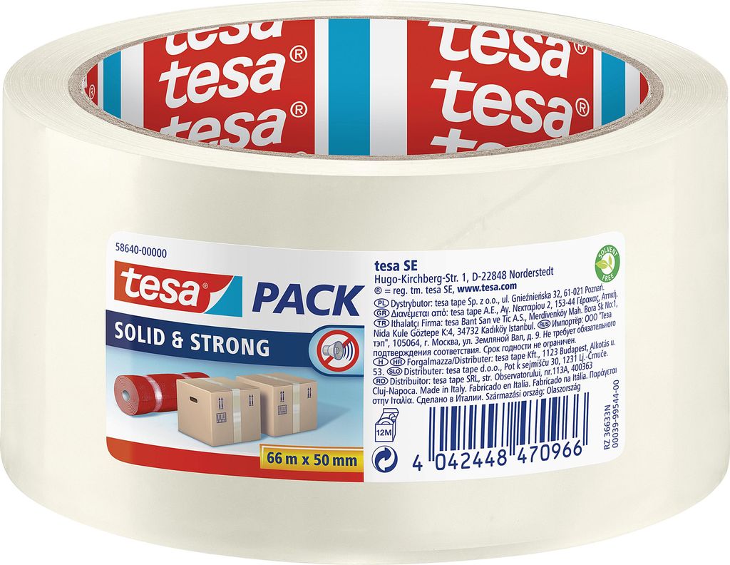 TESA 58640-00000-00, Transparent, Verpackung, Polypropylen Produktbild 