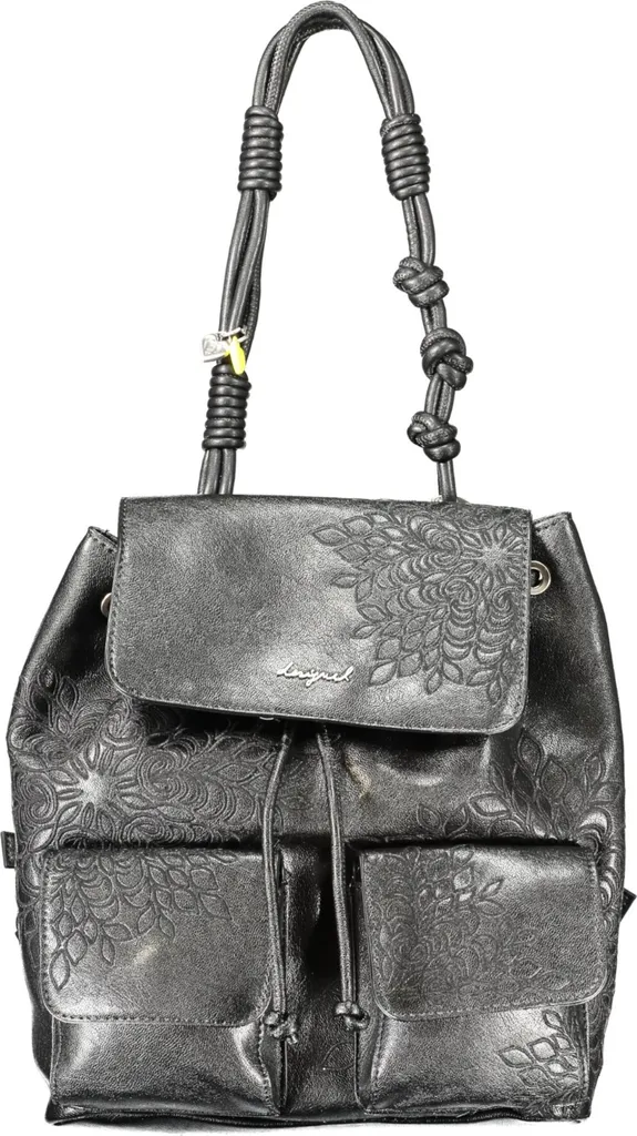 Sac à dos polyvalent noir pour femme - Accessoire de mode chic 28L