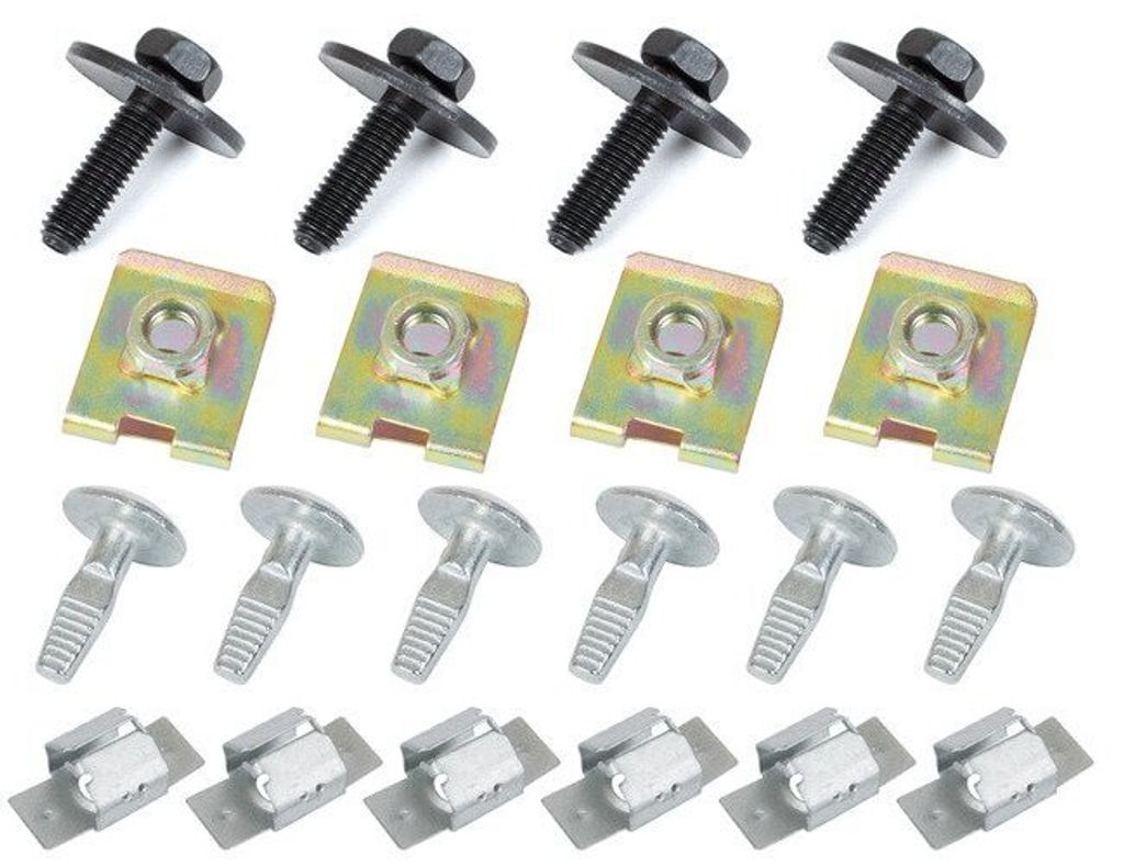 Unterfahrschutz Motor Befestigung Clips SET für Citroen C5 I II III Peugeot 407