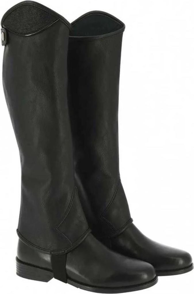 NORTON Glitter Mini Chaps, Minichaps, Chapsletten, Farbe:Schwarz, Größe:Erwachsenengröße M
