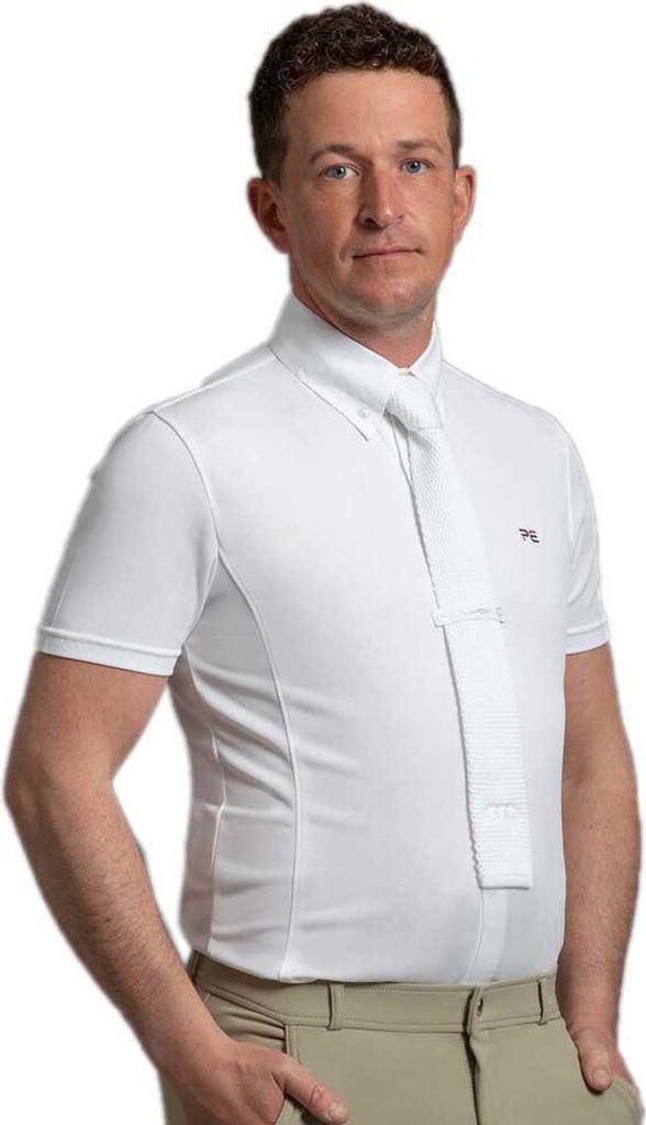 Premier Equine Antonio Show Kurzarm-t-shirt Weiß M Weiß M