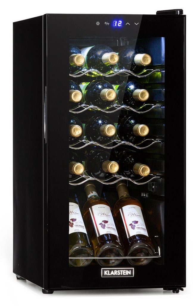 Klarstein Weinkühlschrank, 1 Zonen Getränkekühlschrank Produktbild 