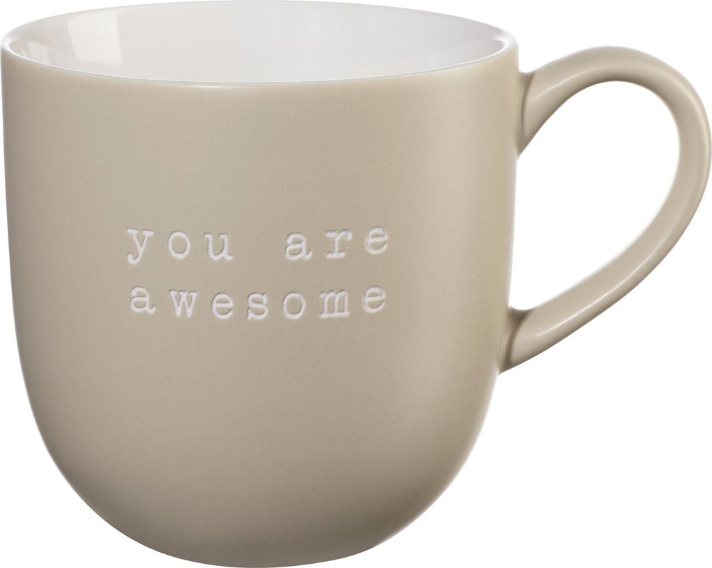 Tazza ASA Handle, you are awesome d. 9,5 cm, h. 9,5 cm, Immagine del prodotto 