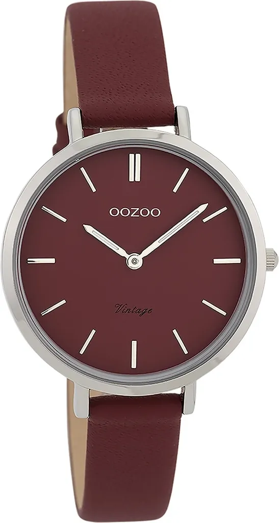 Oozoo Vintage UOC9815A: Orologio Quarzo Pelle Rossa - Scheda Tecnica
