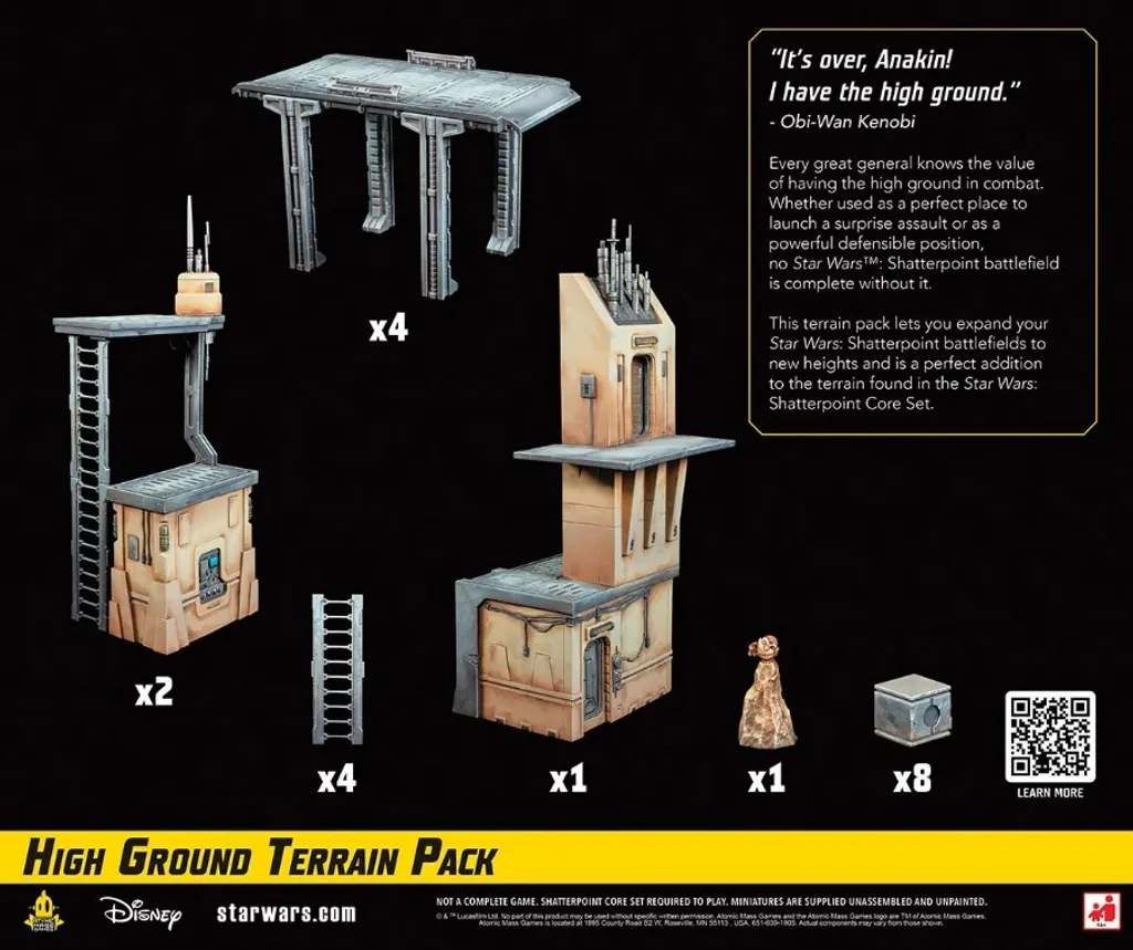 Améliorez votre Table Shatterpoint avec le Pack Terrain Haute Position
